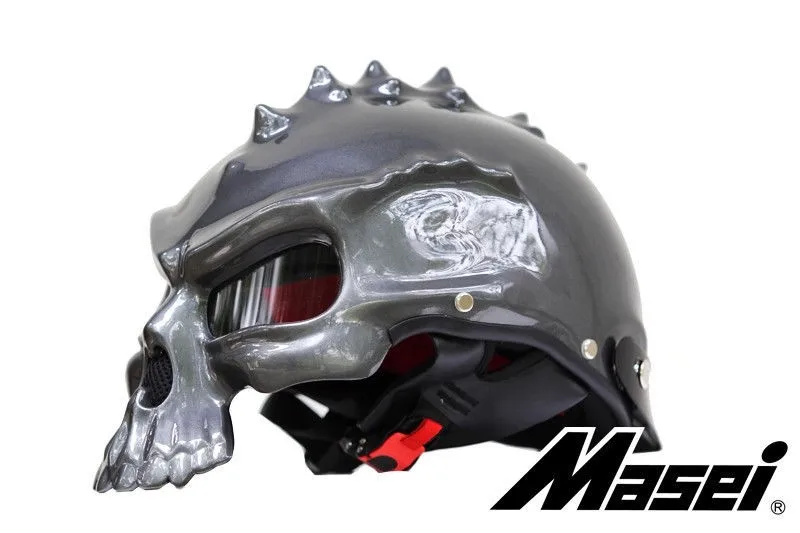 Masei 489 Dual Use Skull Motorcycle Helmet Novelty Casque Motorbike Helmet ABS 2