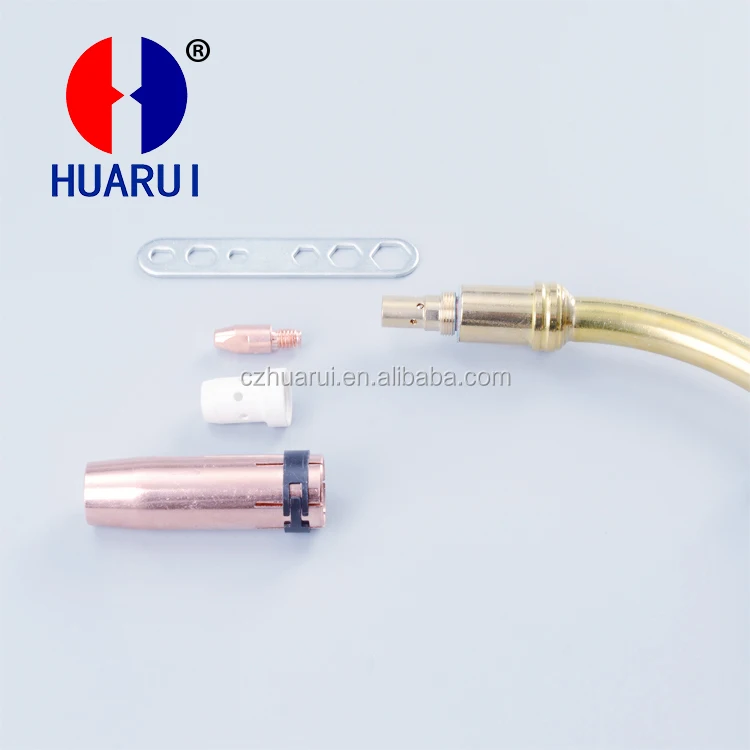 501d water cooled copper welding torch with euro connector mig welding torch