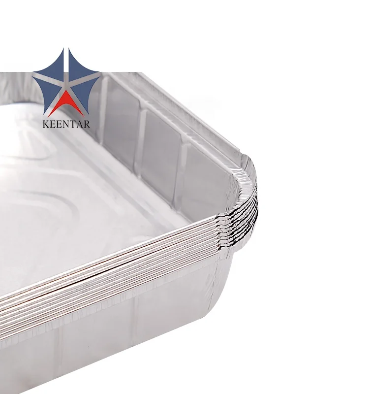 
BBQ Disposable Baking Aluminum Foil Trays,Food Aluminum Takeaway Container 