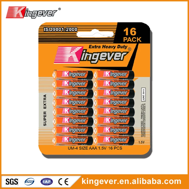 China manufacture Tianbao Brand r03p aaa 1.5v zinc carbon battery