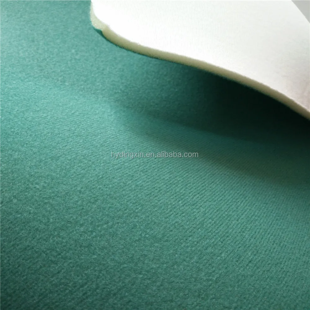 100% Polyester Bonded Velvet/loop Fabric for Car/sofa Cover or Medical Instruments Velour Fabric Upholstery Fabric Sofa Fabric