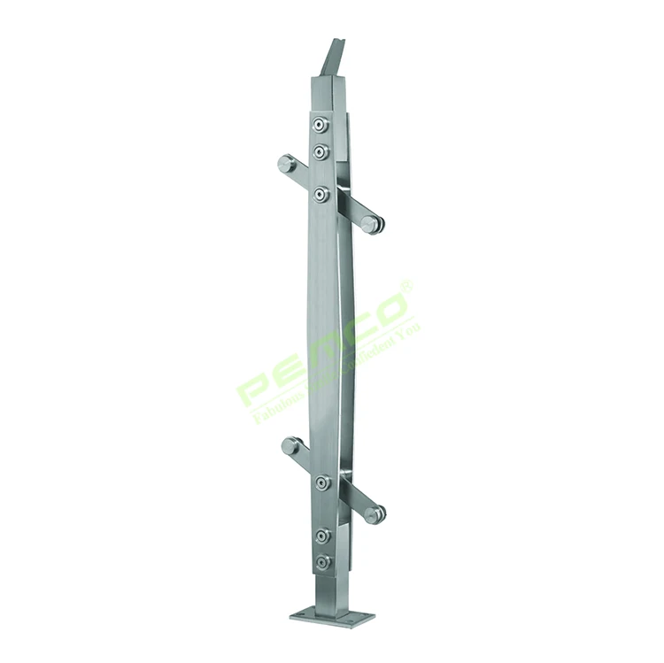 PEMCO ODM OEM Hot Sale Balustrade Mirror Or Satin Finish 304 316 Balcony Clear Stair Handrail
