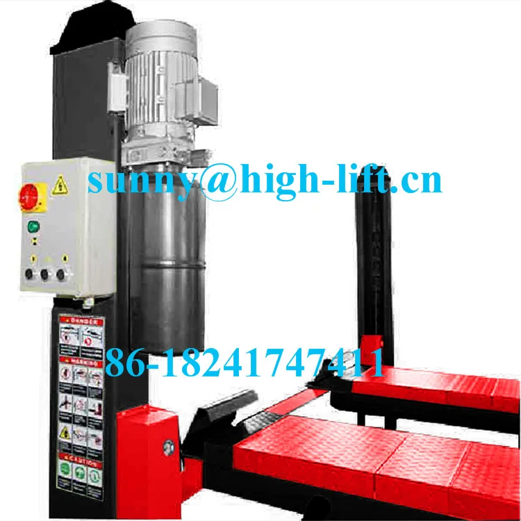 Four Post Car Parking Lift System runway length 4200mm