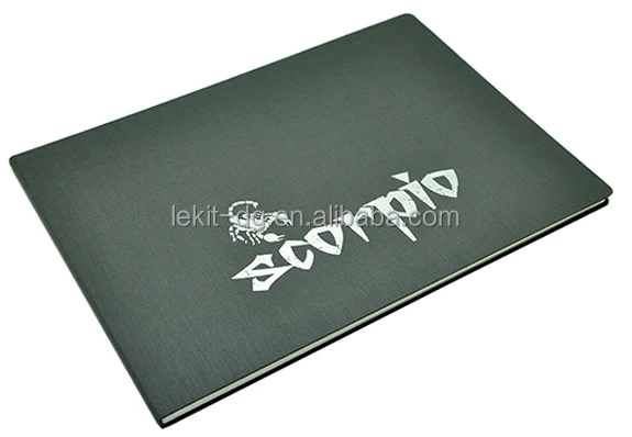 Manufacturers A3 A4 Customized Size Waterproof Fabric Cover PU Leather 200gsm Cold-Pressed Water Color Paper Sketchbook