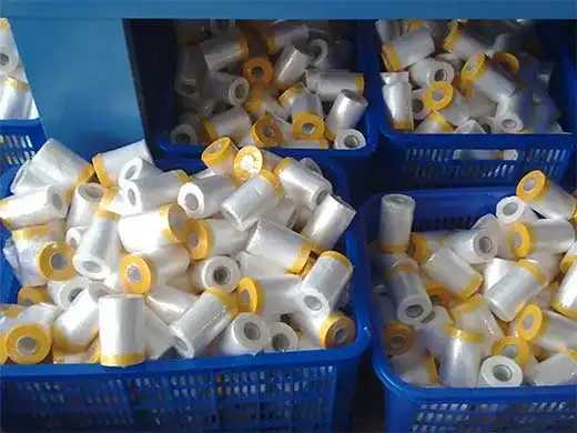 Indoor Use Hot Sale Pre-Taped Masking Film