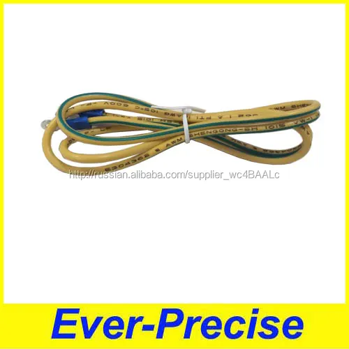 Export yellow and green 14 AWG cable with connectors for Lebanon market