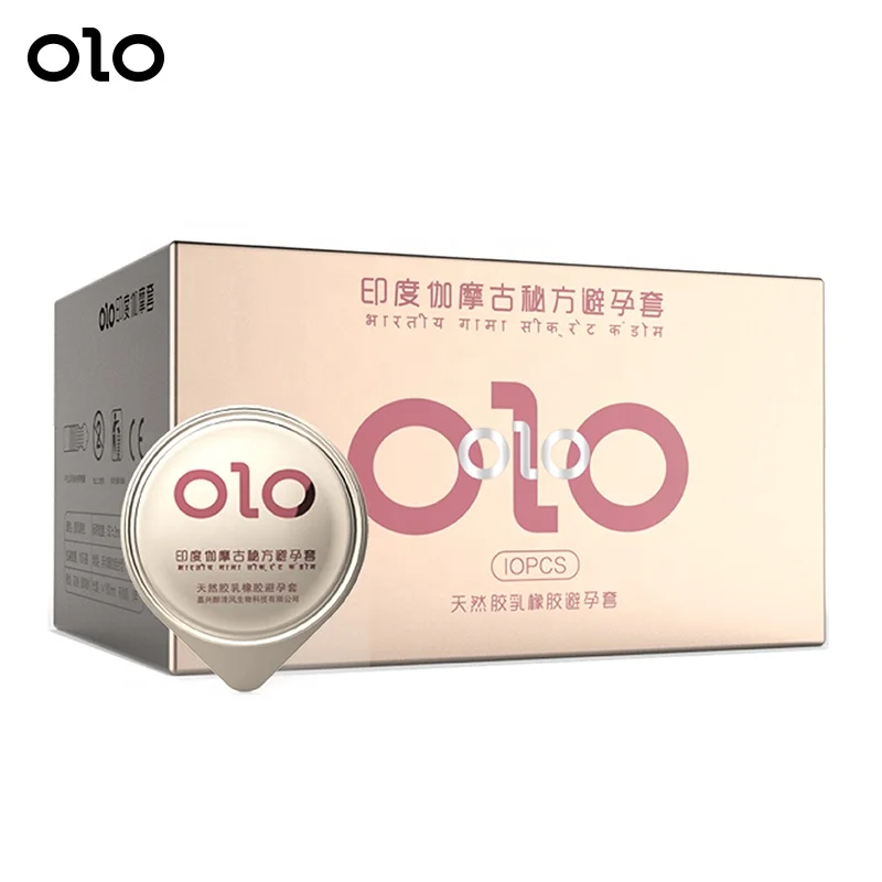 
OLO Men Delay Ejaculation Condom Bulk Male Latex Condom Free Sample with CE, ISO, SABS, FSC 