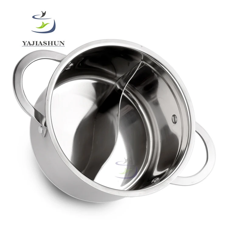 High Quality Mini Soup & Stock Pots Stainless Steel Jepang Hot Pot With Divider