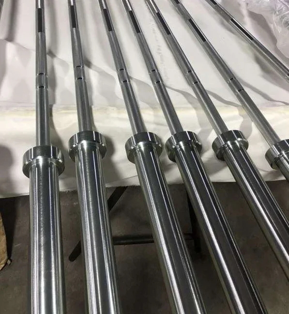 OB86 High quality Gym Barbell with 8 Bearing