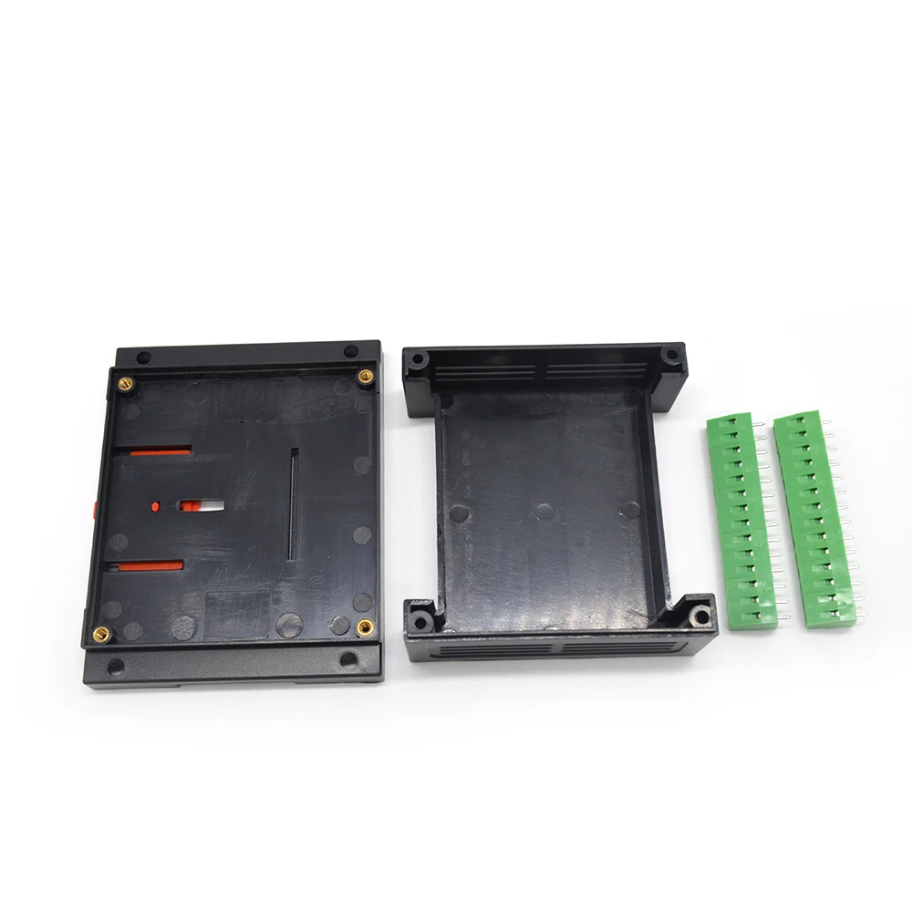 Szomk ABS plastic standard control din rail box with terminal blocks for pcb and electronic