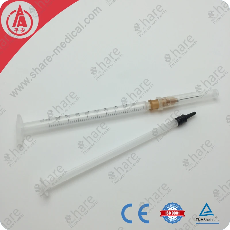 
China manufacturers free sample disposable three pieces luer slip syringe 