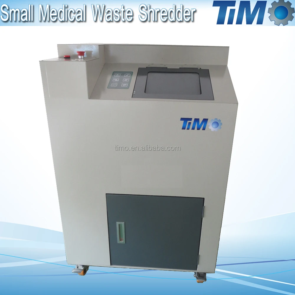 industrial shredder for hospital waste management