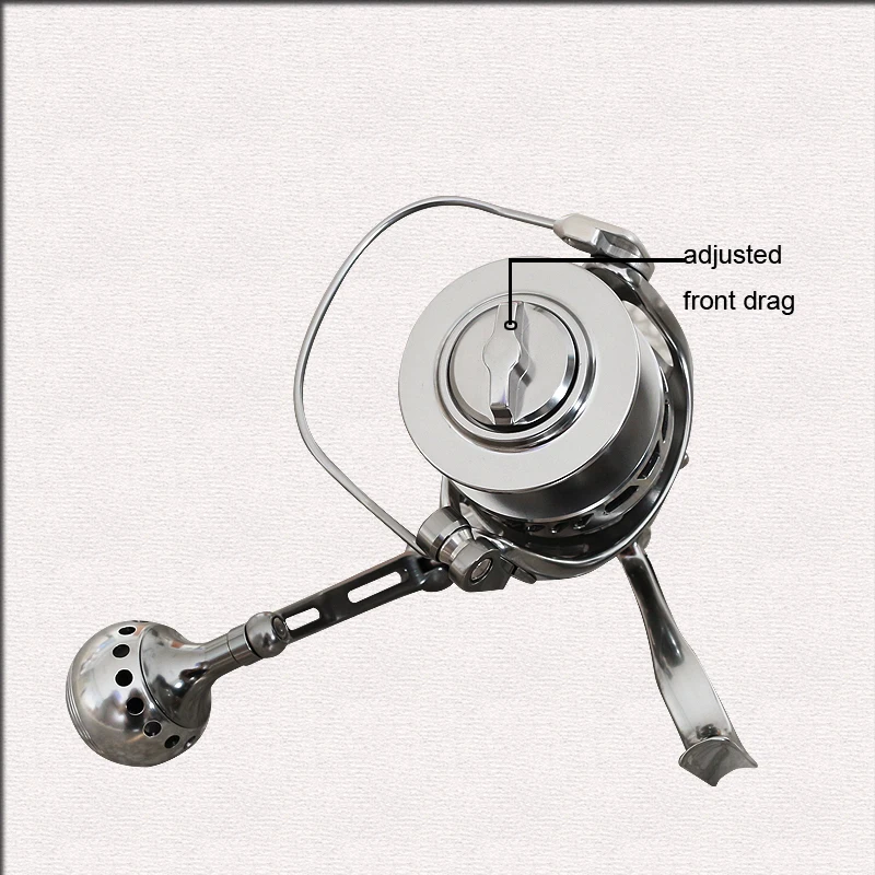 High gear ratio metal sea fishing spinning reel