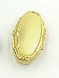OEM oval metal mini Pill boxes DIY Medicine Organizer Container Medicine Case
