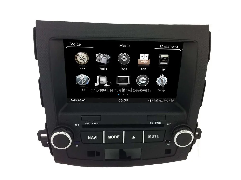  Автомобильный dvd vcd cd mp3 mp4 плеер для Mitsubishi Outlander автомобильный радио gps аудио навигационная система