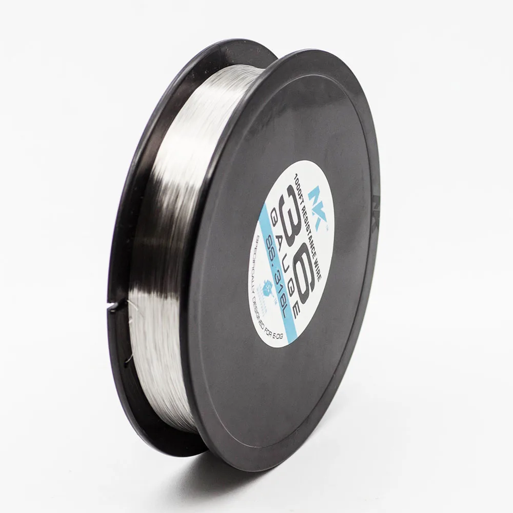 
 Проволока нагревательная Sheen NK SS316L 36g, проволока сопротивления 1000 футов, проволока из нержавеющей стали для сплавленной катушки Клэптона  