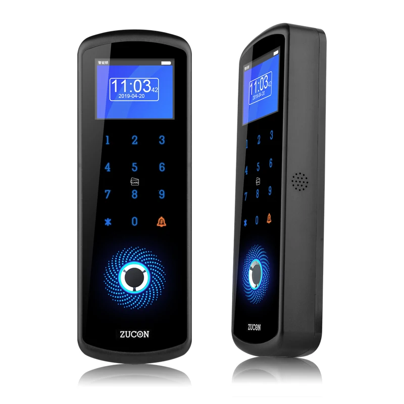 
Smart time attendance door fingerprint 2.8G access control system complete kit 