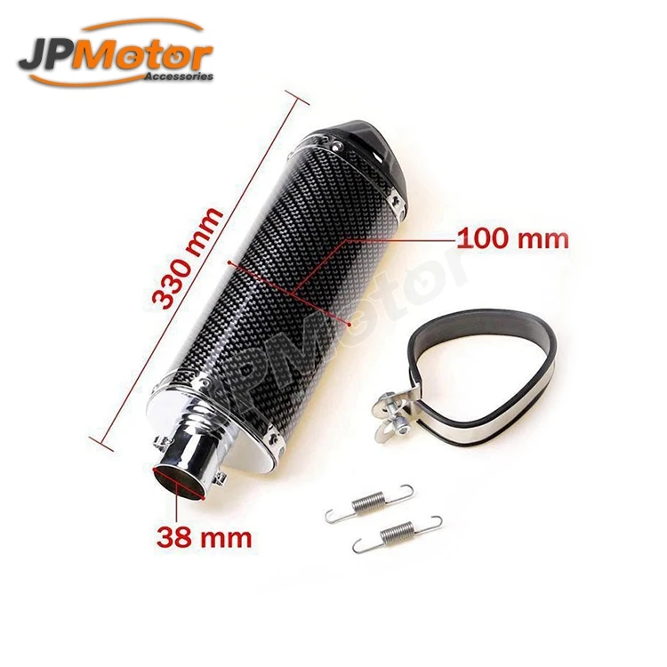 JPMotor Universal Exhaust Muffler For Sport Motorcycle