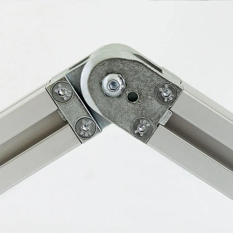 Zinc Pivot Joint connect movable aluminum profile