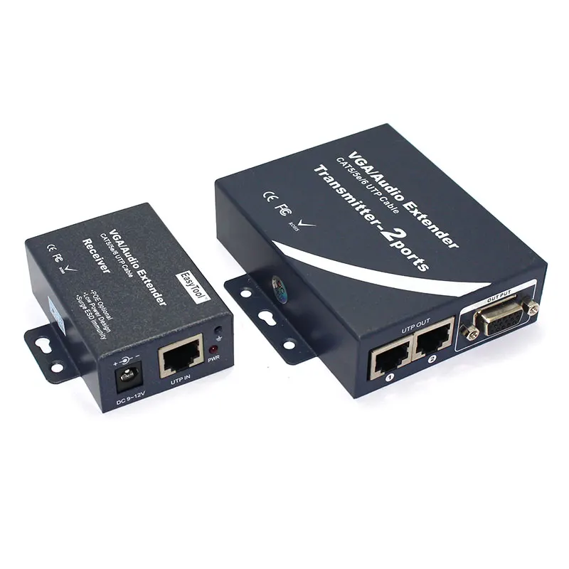 200m VGA Extender over Ethernet with Audio