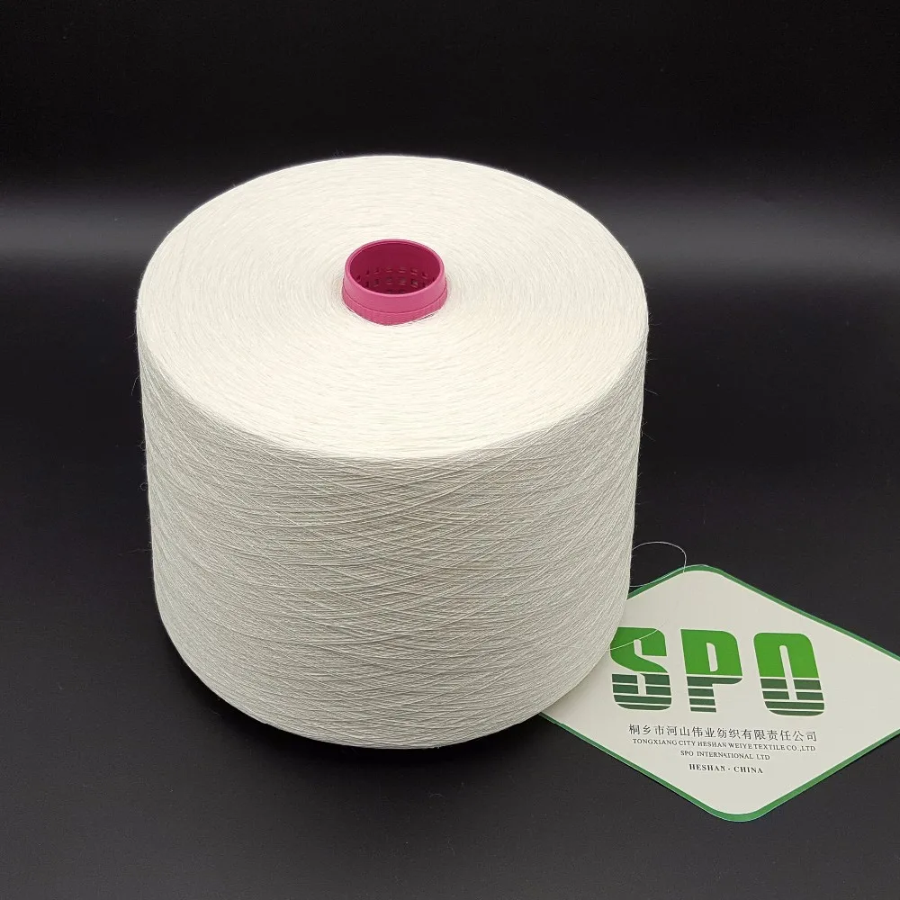 36nm/1 полу беленой льняной пряжи 100% льняное волокно с мелкой дробленой льняной прядильной машинаы