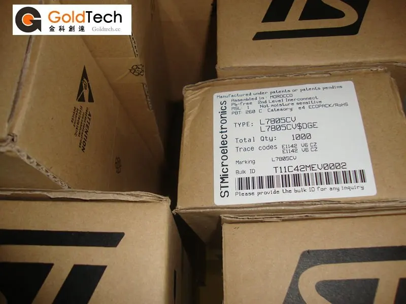 L7805CV Three-terminal voltage Regulator IC 7805 L7805 Large chip