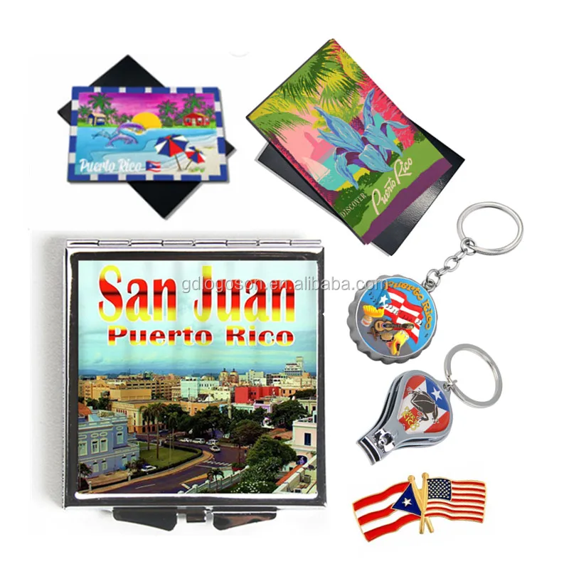 Puerto Rican Caribbean Beach San Juan Travel Memorabilia Souvenirs Puerto Rico Fridge Magnet