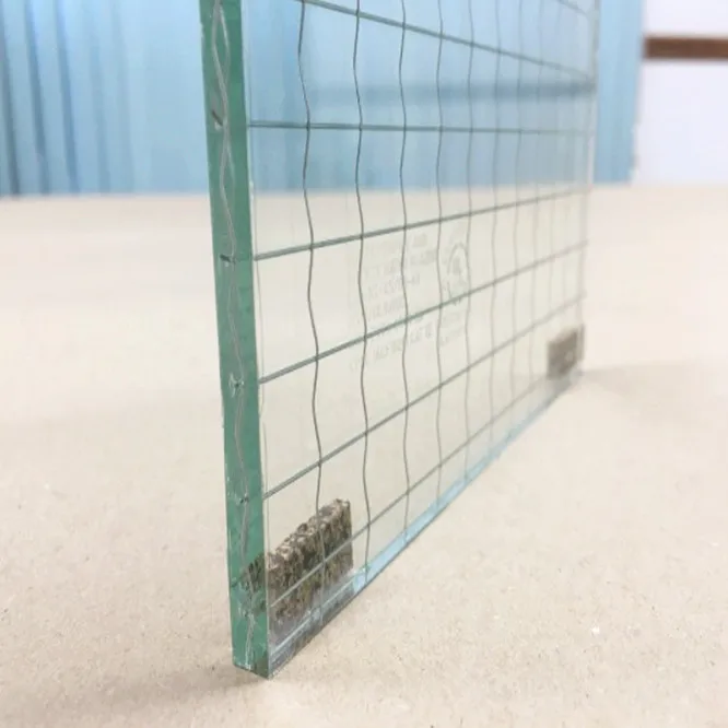 Safety Fireproof Wire Mesh Laminated Glass