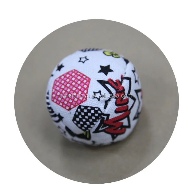 wholesale cloth stuffed sandbags footbag bean bag hacky  Kick Ball sack toy for children