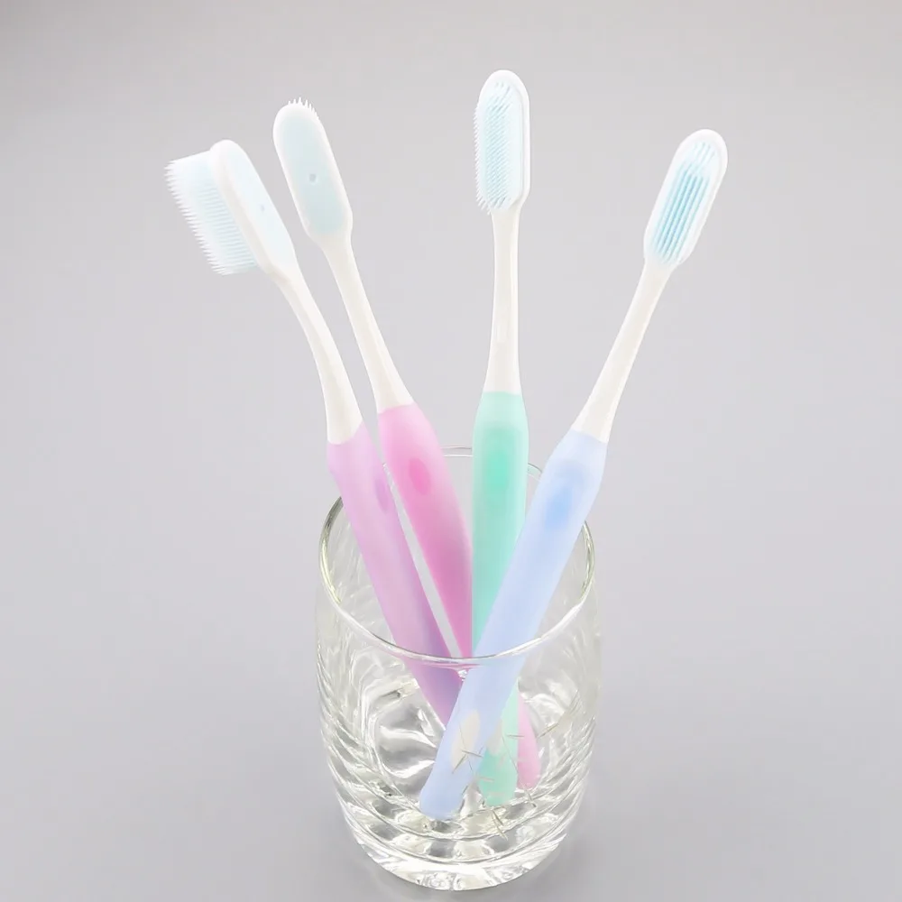 
latest design nano toothbrush with SEBS bristles from yanchen factory 
