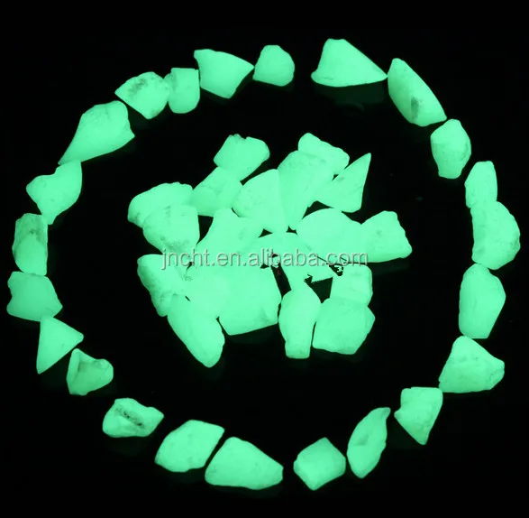 Светящийся в темноте полированный камень для дорожного покрытия