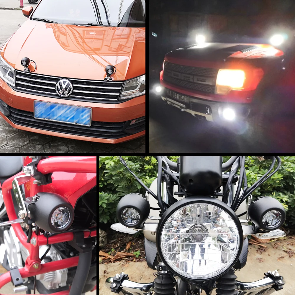 12 Вольт 24V супер яркий маленький светодиодный светильник 20 Вт 3