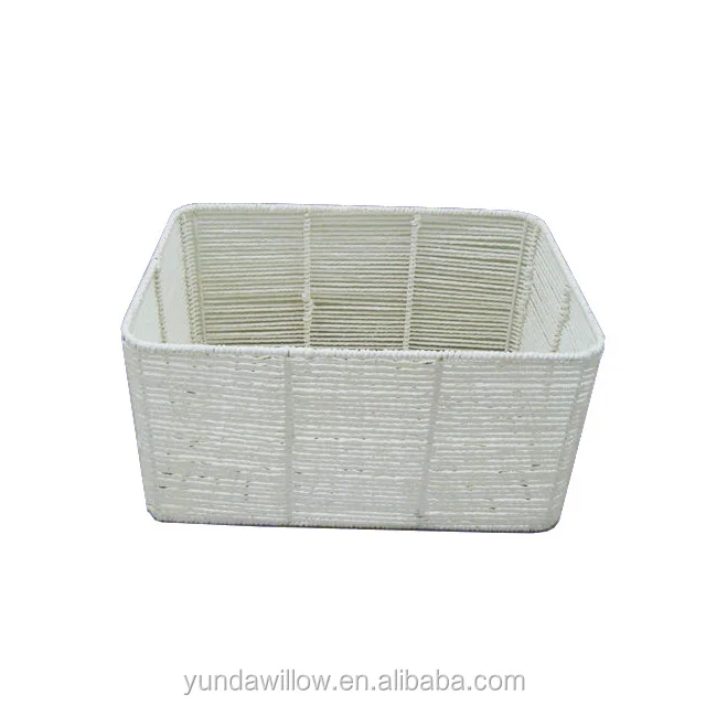 Paper Storage Basket Rope Basket