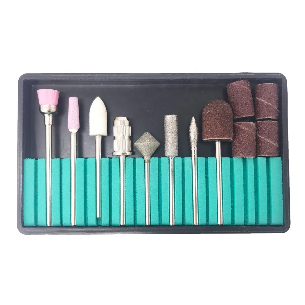 Popular rotary nail file manicure drill bit set for nail beauty
