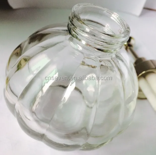 8 oz Cobalt Transparent Glass Lotion / Soap Dispenser with Stainless steel Pump