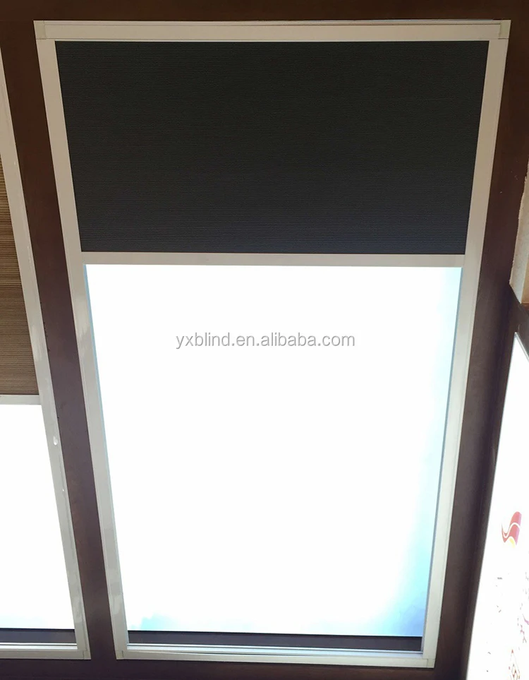 Top Quality Electric Motorized Skylight Roof Window Blinds Honeycomb with Tubular Motor