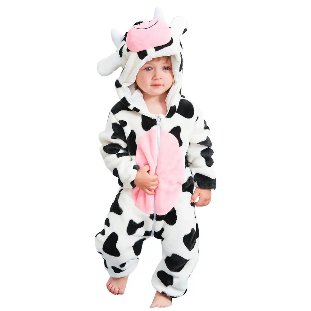 
Wholesale thicken flannel baby romper costume baby clothes kids animal overall winter warm longsleeve baby rompers jumpsuit 