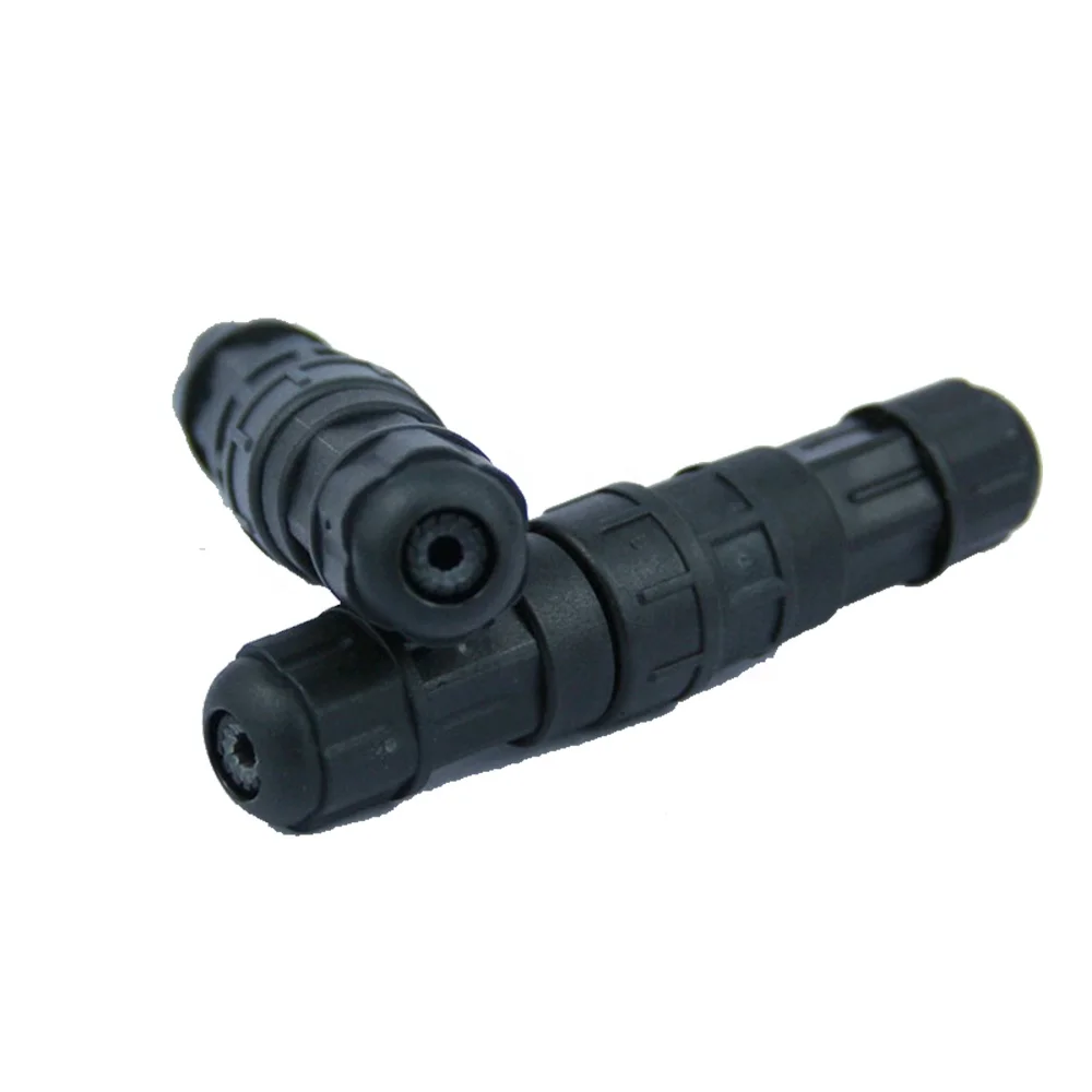 2 3 4 pin IP67  Landscape Lighting Screw Lock Electrical Wire Junction Box External Cable Waterproof Connector