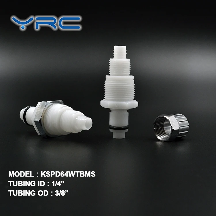 High quality plastic mini female & male threaded coupling