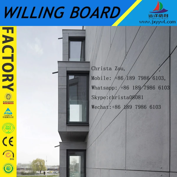 
high strength high density exterior fiber cement panel as good as Equitone 