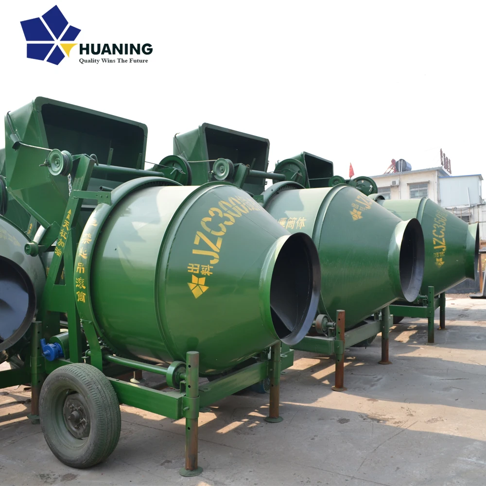 high productivity JZC series 300l-750l mobile concrete mixer jzc350/300/500 manufacturers