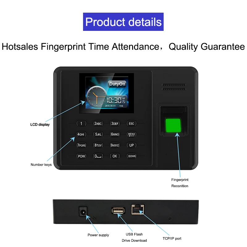 Система биометрического учета времени Eseye, часы, офисный работник, машина для отпечатков пальцев