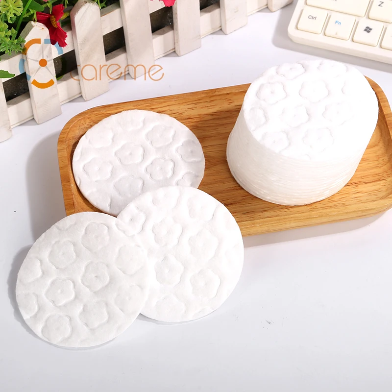 Large Brand Name Cosmetic Round Cotton Wool Pads bamboo makeup pads