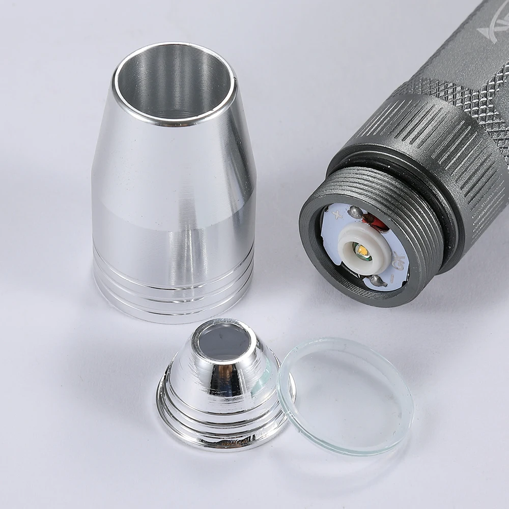 Alonefire HG001 yellow light Led Handheld Portable Gem Torch Professional Jade Ore Flashlight Gemstone Appraisal 18650 battery