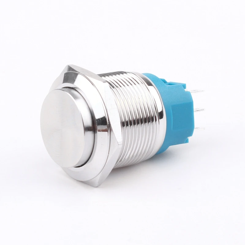 Stainless steel  momentary waterproof  High head push button switch 22mm