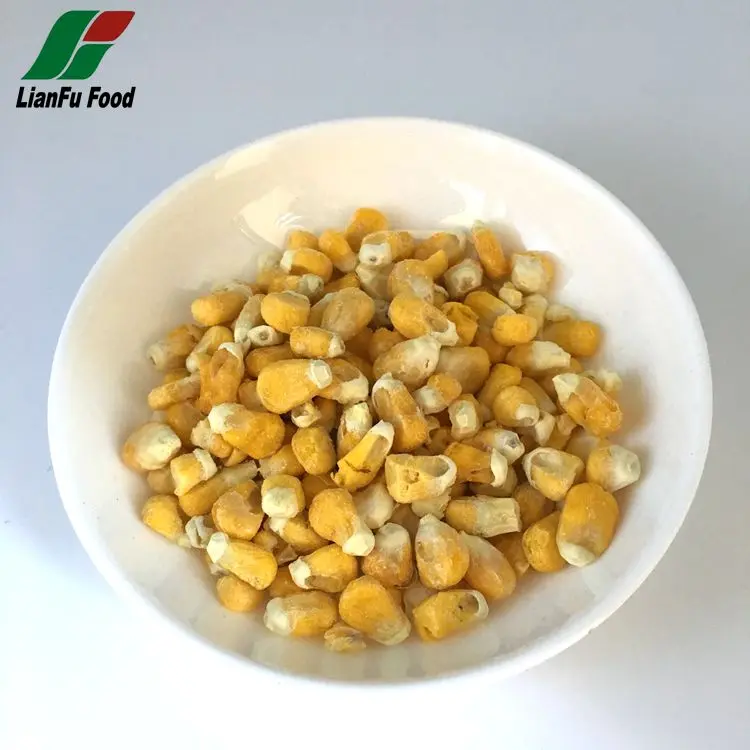 Паровая обработка, новый урожай, обезвоженные овощи FD, замороженные сушеные продукты, желтая кукуруза на продажу