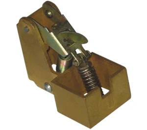 Copper carbon brush holder and carbon brush for cement plant