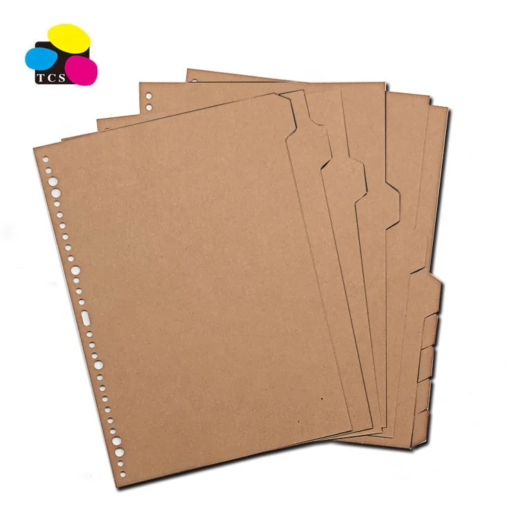 A4 High Quality Paper Index Divider  For File Folder