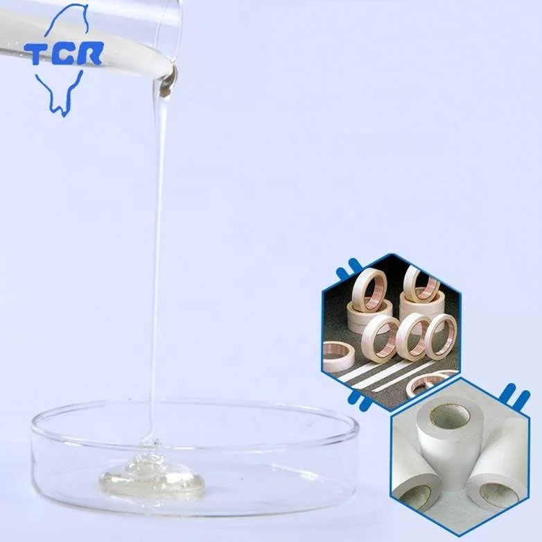 
Volatile Pressure sensitive acrylic adhesive with tackifier for middle adhesion PET double sided tape solvent based PSA glue 