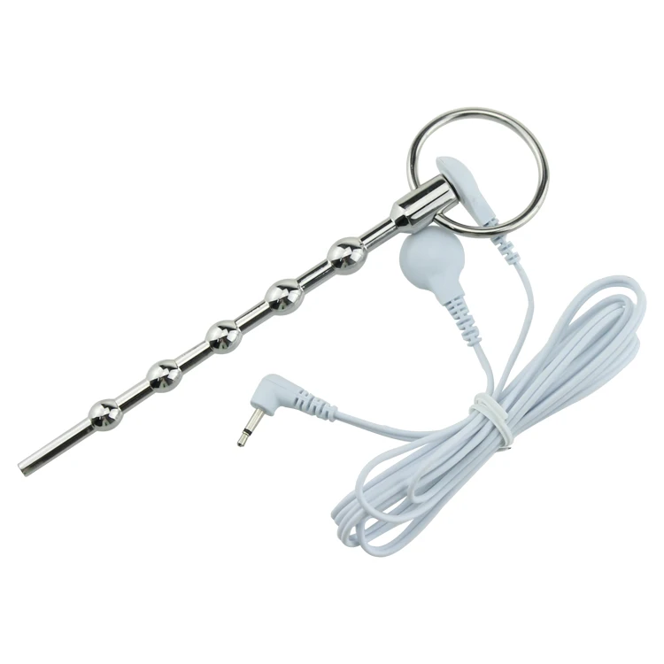 
Extra long stainless steel Ten Bead Urethral Sounds Plug bdsm sex toys 